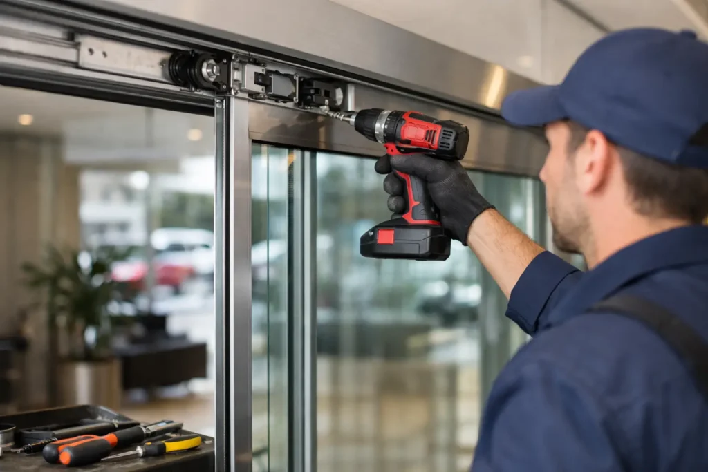 Automatic Sliding Door Repair for Reliable Access