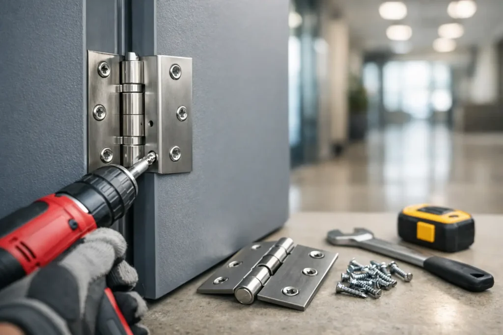 Commercial Door Hinge Replacement: When to Act