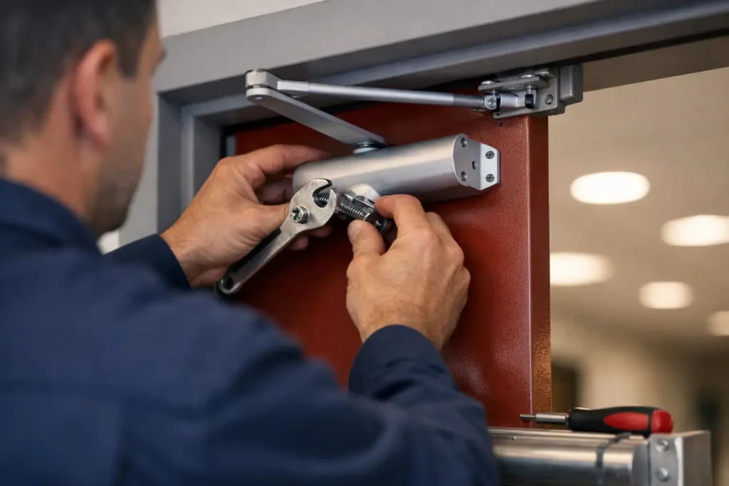 Fire Door Closer Repair for Safer Operations