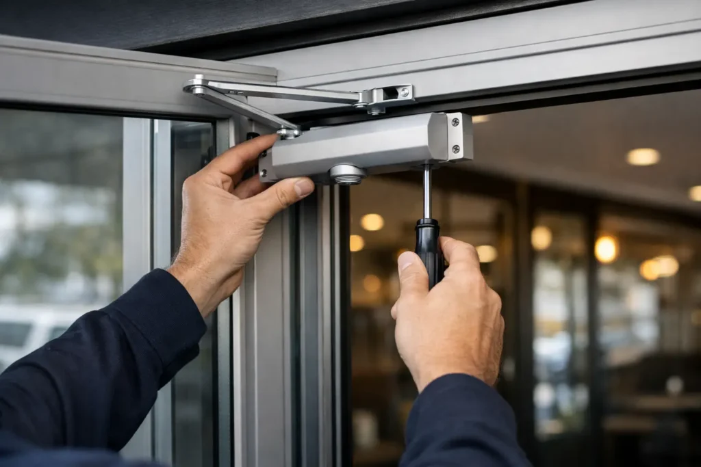 Door Closer Replacement for Safer Business Entry