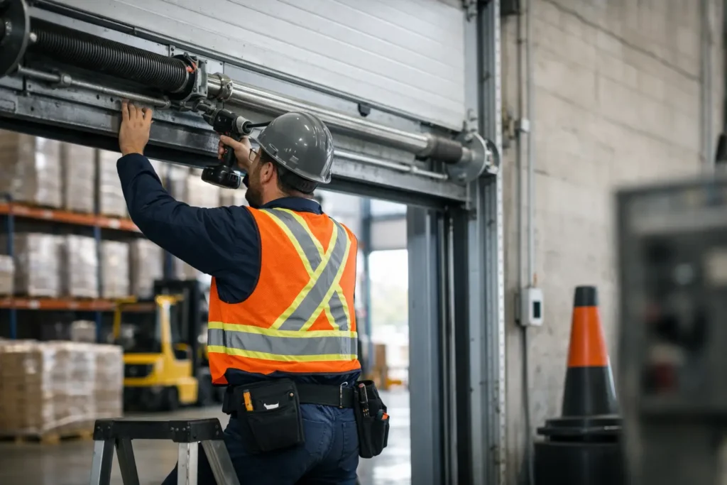 How to Maintain Warehouse Doors Without Downtime