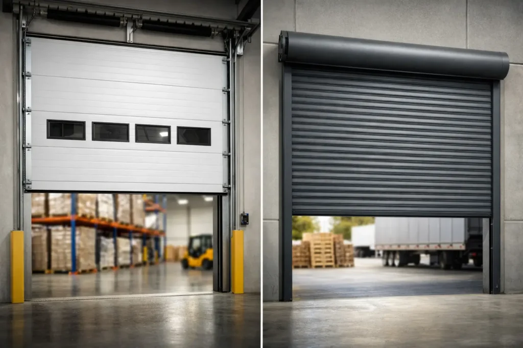 Sectional Versus Rolling Warehouse Doors Compared